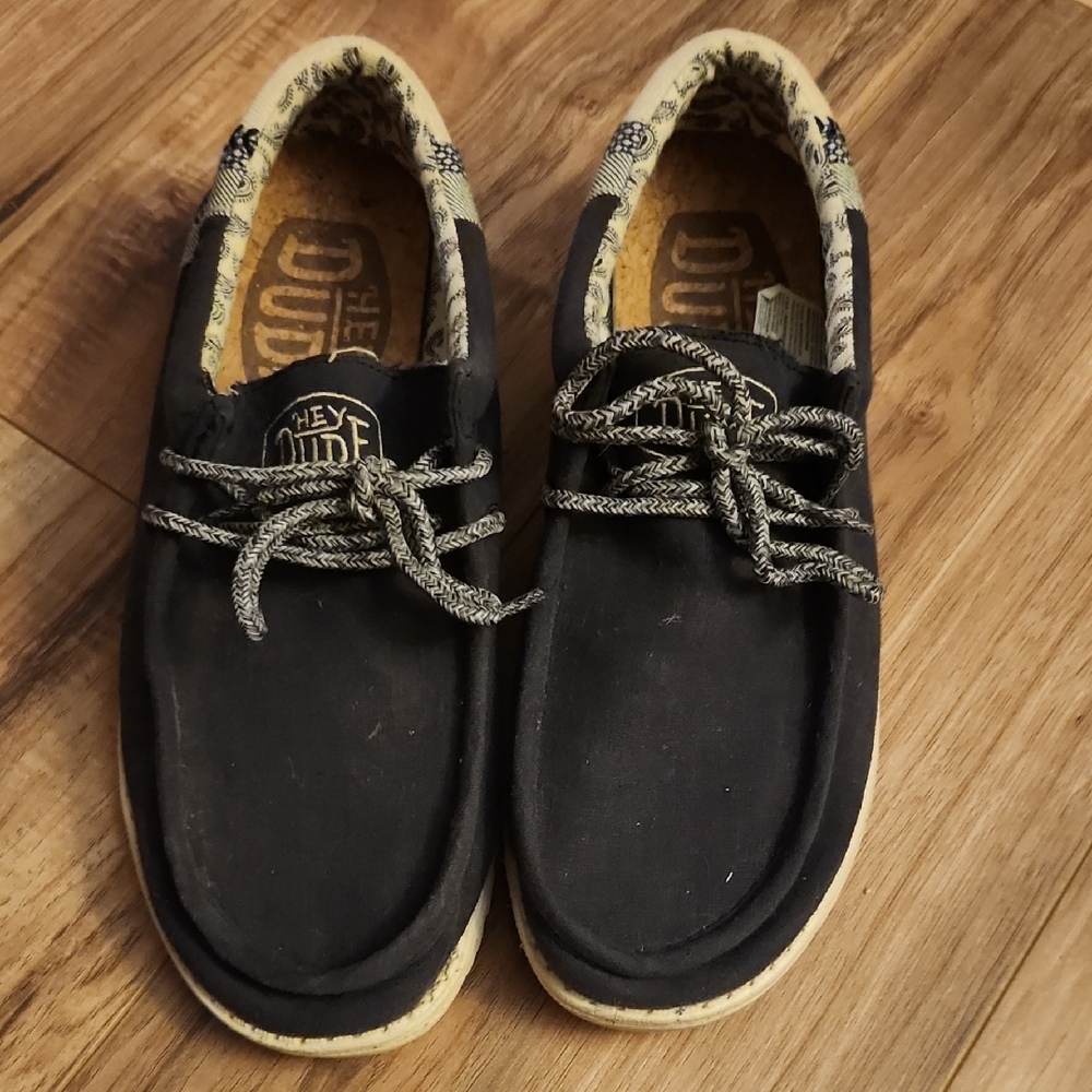 Hey Dude Women's Dark Blue Casual Shoes Size 11 Women, 9 Men